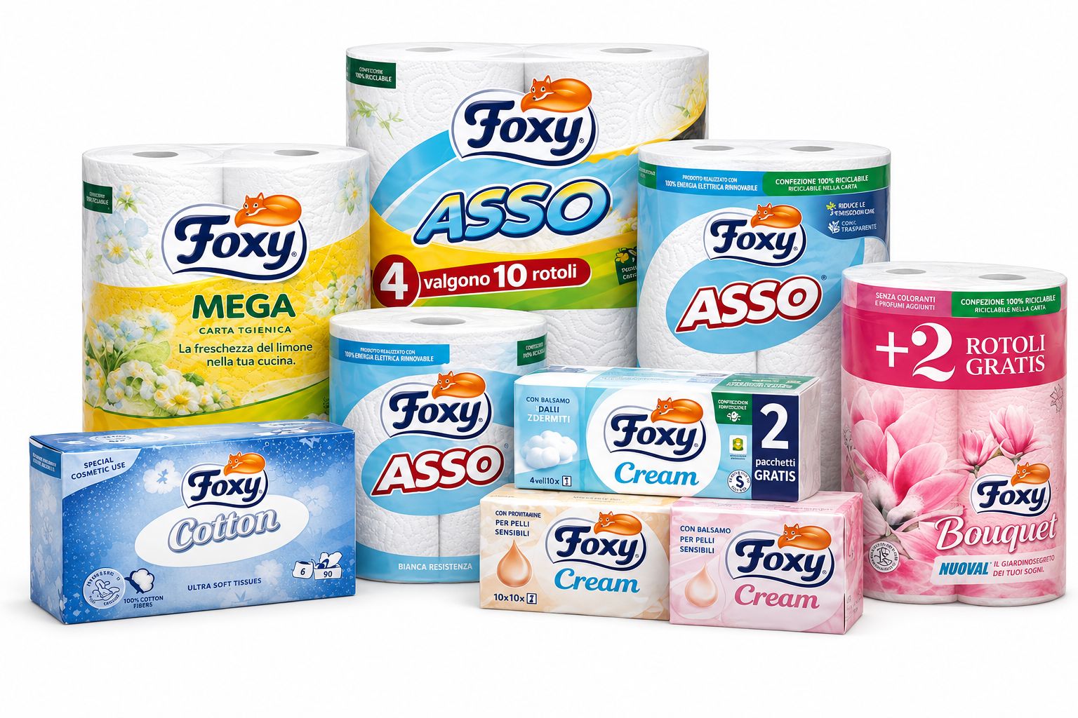 Foxy paper products